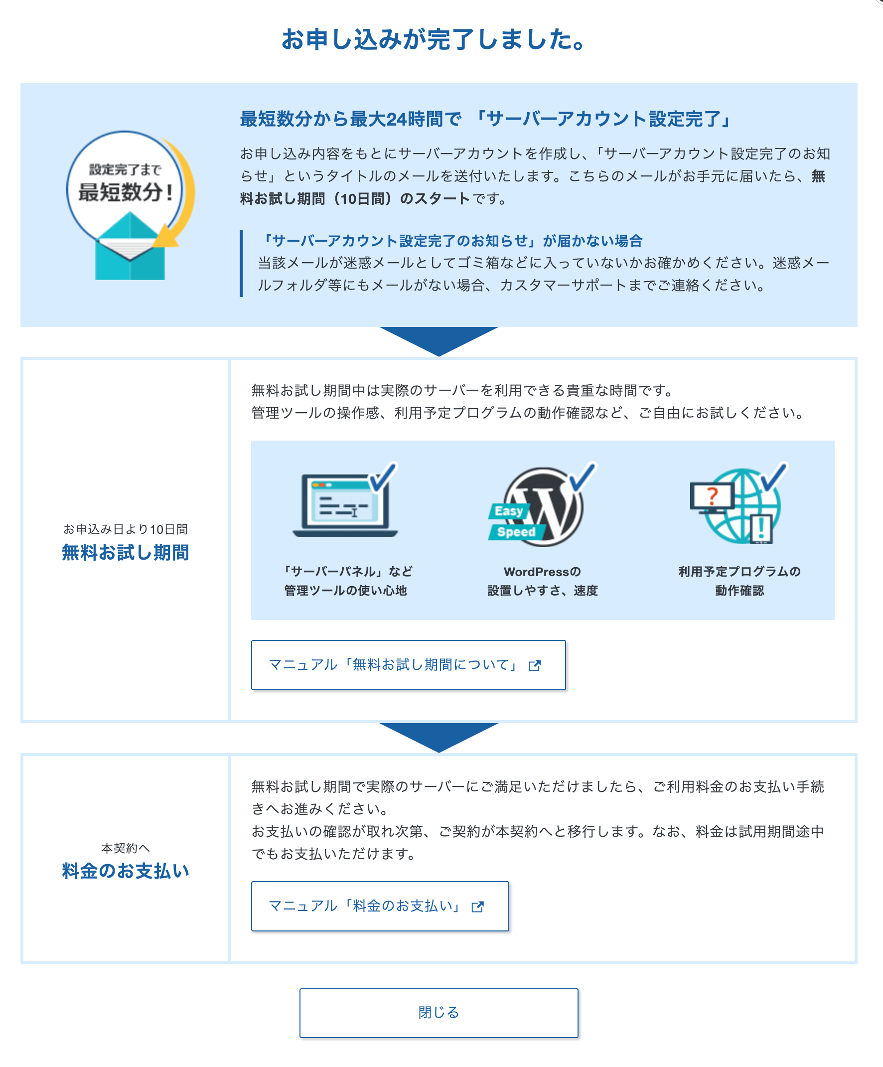 エックスサーバー_申し込み手順8